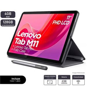 Tablet LENOVO Tab M11 11" 4GB RAM 128GB + Funda Y Lápiz