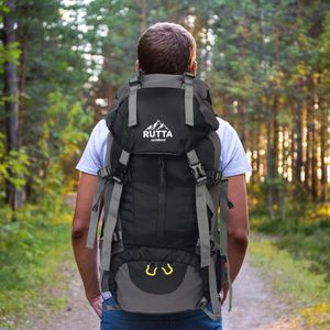 Mochila Camping 50 Litros Negro