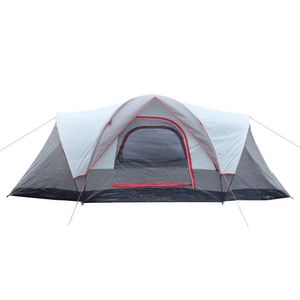 Carpa 6 P Camping Outdoor Gris