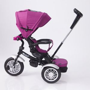 Triciclo Guiador Ebaby "ZOE" USB 360 Pink