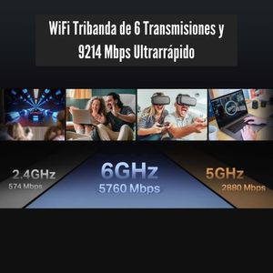 Router TP-Link Archer BE550 BE9300 Tri-Band Wi-Fi 7 EasyMesh