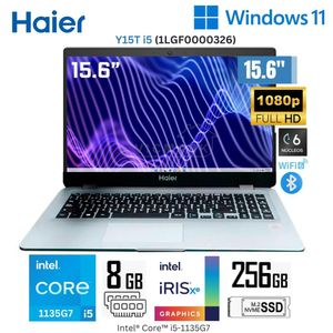 Laptop Haier Y15T I5 Intel Corei5-1135G7 8GB RAM  256GB SSD 15.6"   FHD  Intel Iris Xe 1LGF0000326