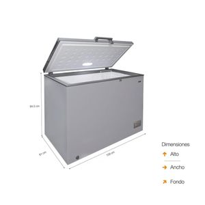 Congeladora Sole Horizontal  290L  - Gris