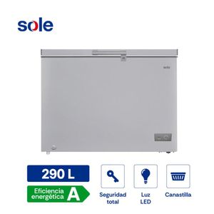Congeladora Sole Horizontal  290L  - Gris