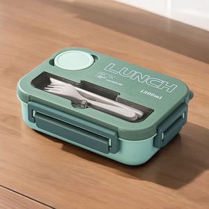 Taper Hermético Rectangular 1300ml Verde Back to School Orange