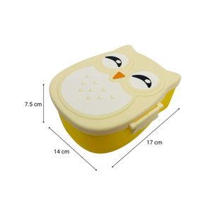 Taper Hermético Buho 900ml Amarillo Back to School Orange