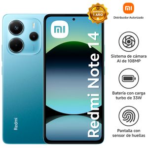 Smartphone XIAOMI REDMI NOTE 14 6.67" 8GB 256GB 108MP Ocean Blue