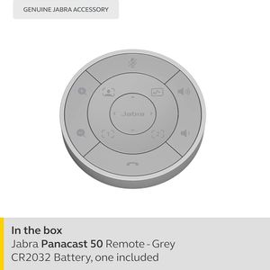 Control Remoto Jabra PanaCast 50 controles PTZ y más Gris - 8211-209