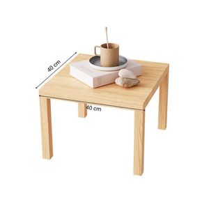 Mesa Auxiliar Cuadrada 40x40cm Maple Orange