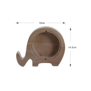 Alcancía Elefante de madera Casa del Mediterráneo Orange