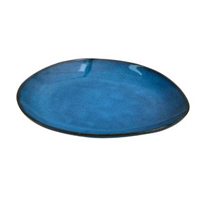 Plato Tendido Azul 22cm Casa del Mediterráneo Orange