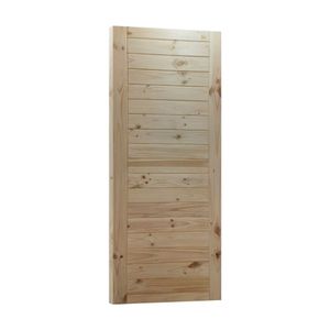 Puerta Exterior Pino Natural Imperial Pro 45x850x2070mm
