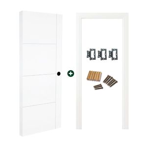 Combo Puerta Venti Blanca 40x800x2070mm Dimfer