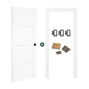 Combo Puerta Venti Blanca 40x900x2070mm Dimfer