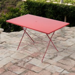 Mesa de Catering Plegable Terracota 120cm