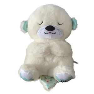 Peluche Nutria Dormilona que Respira Musical Beige Generico