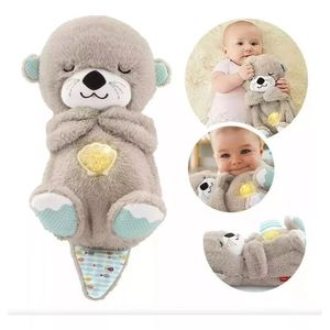 Peluche Nutria Dormilona que Respira Musical Beige Generico