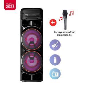 Torre de Sonido LG XBOOM con Bluetooth y Karaoke RNC9 + Microfono