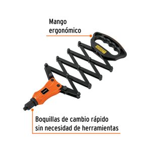 Remachadora Acordeón -Re-ac Truper C/ 5 Boquillas