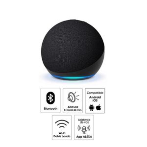 Parlante Inteligente Amazon con Alexa Echo Dot 5 Negro
