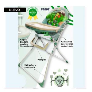 Silla de Comer Voyage Diseño Verde