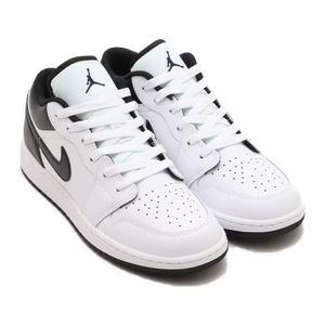 Zapatillas NIKE Junior AIR JORDAN 1 LOW  553560-132 Blanco Cuero