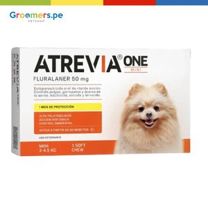 Antipulga Atrevia One Mini De 2 A 4.5 Kg - X 1 Tableta