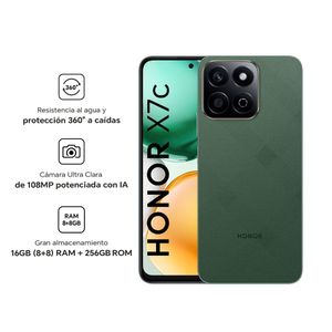 Celular Honor X7c 256GB 8GB ALT-LX3 6.7" Forest Green