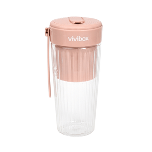 Licuadora Portatil Vivibox 30w 300ml Rosado