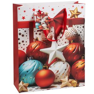 Bolsa Regalo Bolas de Navidad Grande CLASS&WORK