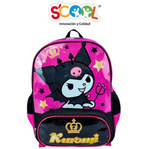 Set Mochila de Oficina + Lonchera + Cartuchera Kuromi SCOOL