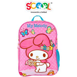 Kit Set Mochila de Oficina 1Bol Tela Pvc Melo SCOOL