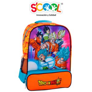 Ranger Mochila grande Scool Eva 3D Dragon Ball-B