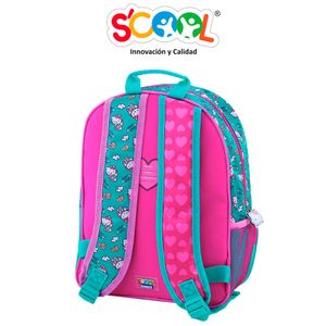 Ranger Mochila mediana SCOOL Eva 3D Hello Kitty-B