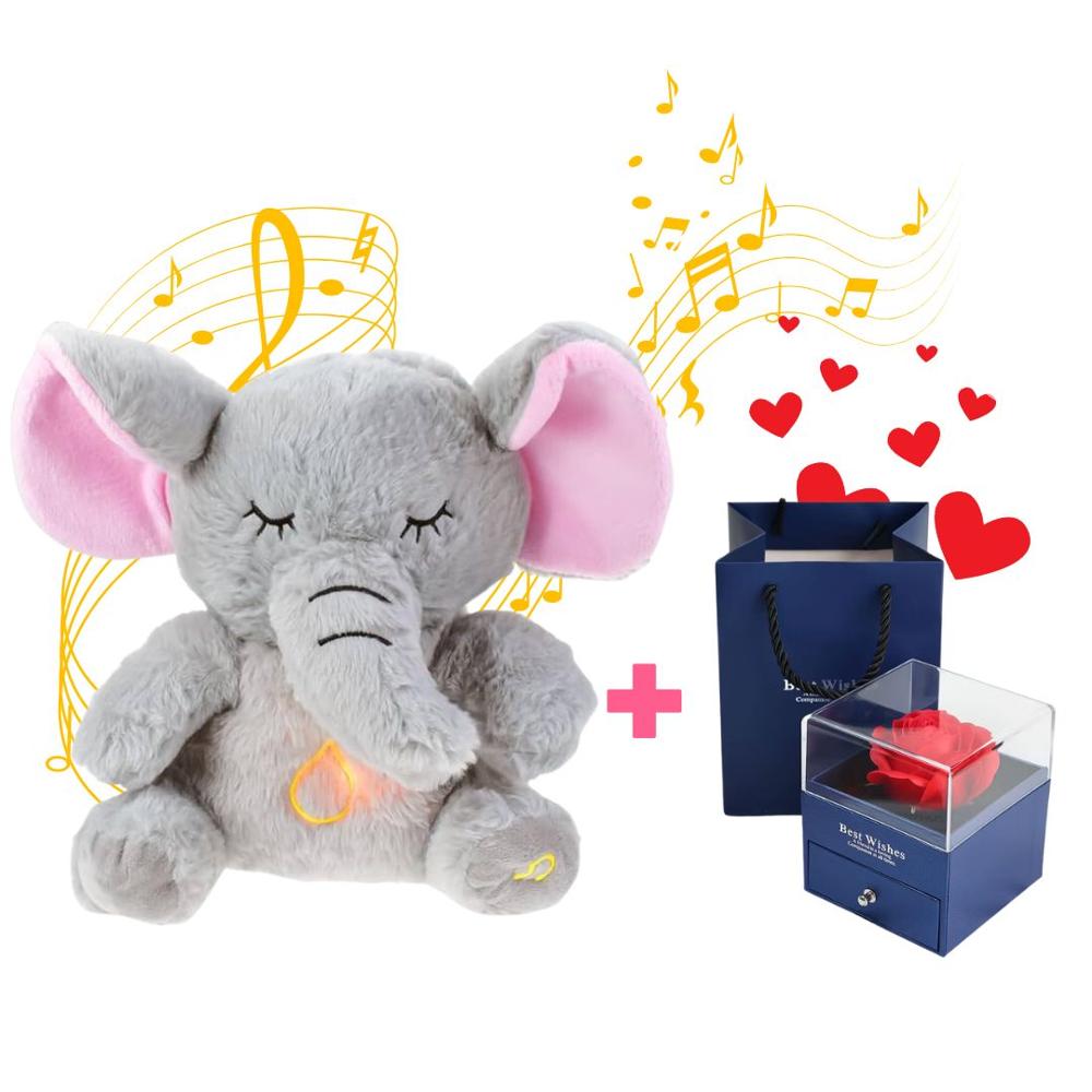 GUND Flappy Elefantino Peluche Interattivo | Canta e parla in Italiano