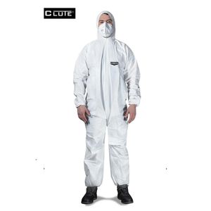 Pack 5 und Traje Buzo Desechable Macroguard Profesional Clute talla XXL