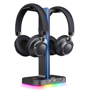 Soporte para Auriculares Havit RGB Doble Suspensión TH650