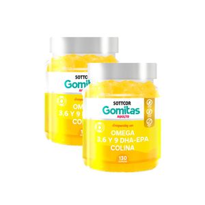 Gomitas De Omega 3 Sottcor 2 Pack