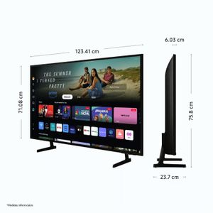 Televisor de 55" Smart Tv 4K UHD Tizen OS 2024 Samsung 55DU7000