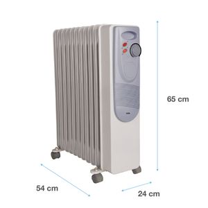 Estufa de Aceite Electrica de 11 Celdas Sole SOLE2500 2500W