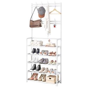Estante Organizador Zapatera Multiusos 5 Niveles Blanco