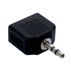 Adaptador de 3.5mm stereo a dos 3.5mm stereo para audifonos