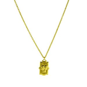 Medalla Zodiaco Geminis Bañado en Oro 24K