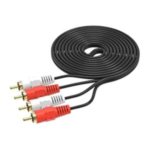 Cable Rca A Rca 2x2 Para Audio (3.Metros)
