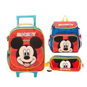 Pack Escolar Maleta Nido Premium Disney Mickey Mouse