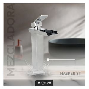 Combo Bowl Vegetta + Hasper St + Desagüe Pop Up Grande S/Rebose P/Bowl Cola Cromado 18cm