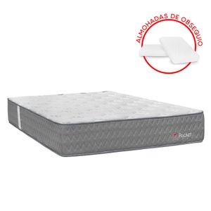 Colchón Forli Pocket 2 Plazas + 2 Almohadas + 1 Protector