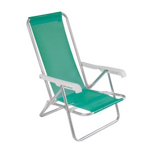 Silla de Playa Reclinable Mor 4 Pos Aluminio Sannet Blanco