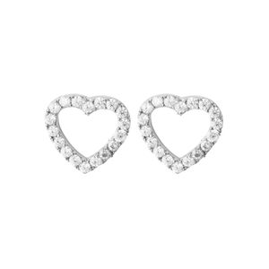Aretes Love de Plata 925