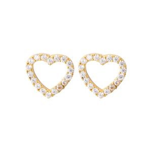 Aretes Love Bañado en Oro 24K